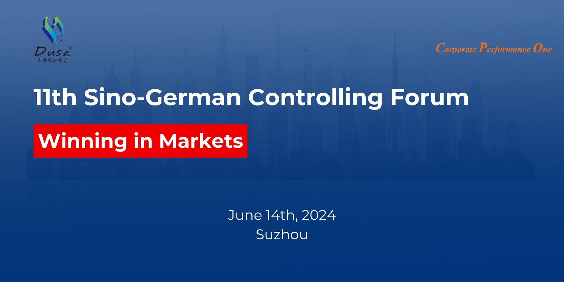 thumbnails June 14th: 2024 Sino-German Controlling Forum, Suzhou